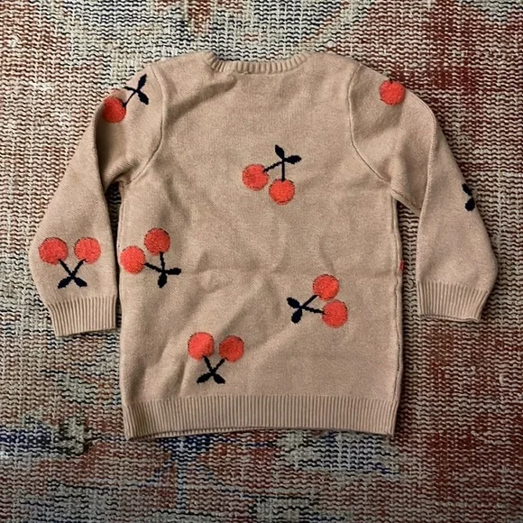 NWOT SEED HERITAGE Cherries Sweater Size 6-12 months - Picture 6 of 6